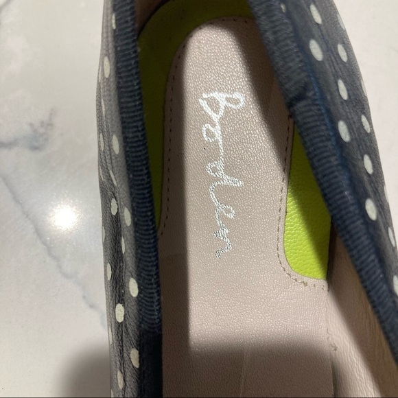 BODEN Sz 39 Polka Dot Slip  On Ballet Ballerina Style Flats Shoes - Picture 3 of 9